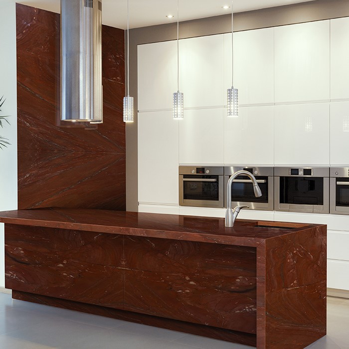 Xango Red Quartzite Countertop Xango Red Quartzite Countertop