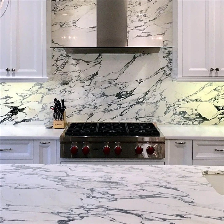 Arabescato Cervaiole Marble BackSplash