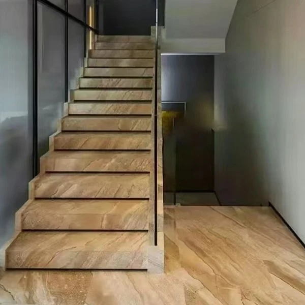Daino Beige Marble Stair